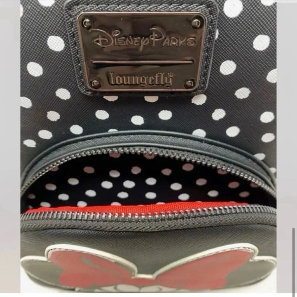 ♥️HOST PICK♥️- NWT-Loungefly Disney Parks Minnie Mouse Polka Dot Backpack. - Picture 5 of 10